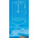 Душевые кабины Водный мир ВМ201 90x90 (белый мрамор)