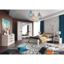 Кровати Мебельград Соренто с ортопедическим осн. 180x200 (дуб бонифаций/кофе структурный матовый)