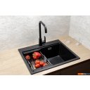 Кухонные мойки Marblan Comfort 60 (оникс, с сифоном)