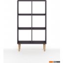 Полки, стеллажи, системы хранения MONOFIX Одос Вертикальный 6 секций (графит)