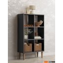 Полки, стеллажи, системы хранения MONOFIX Одос Вертикальный 6 секций (графит)