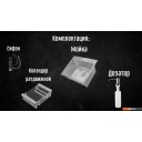 Кухонные мойки Astir Decor Satin 45x50 (с сифоном, дозатором и коландером)