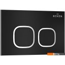 Унитазы Roxen Cube One Rimless 6 в 1 StounFix Dual Fresh 543879 (кнопка: черный матовый)