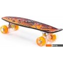 Скейтборды, лонгборды Полесье 89601 56 см (черный/оранжевый)
