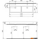 Умывальники Lauter Optima 120 (керамический)