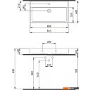 Умывальники Lauter Optima 80.5 (керамический)