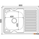 Кухонные мойки Mixline R 555235 (с сифоном)