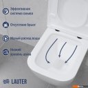 Унитазы Lauter Nuremberg 21811 + 21901001 (белый, с кнопкой смыва 219704J черный)