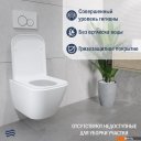 Унитазы Lauter Nuremberg 21811 + 21901002 (белый, с кнопкой смыва 219702J белый)