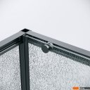 Душевые кабины Grossman Galaxy 100x90x195 120.K33.01.1090.21.02 (черный матовый/стекло шиншилла)