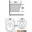 Унитазы Roxen Vine Tornado 530225-01