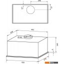 Вытяжки Krona Aspen 600 Black SGC КА-00009703 (черный)