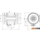 Вытяжная и приточная вентиляция Bahcivan BMFX 125/2V(SТ)