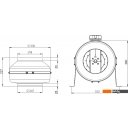 Вытяжная и приточная вентиляция Bahcivan BDTX 250 В