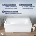 Ванны Lauter Seraphina 170x80 2112170L (с ножками и сифоном 21Y32000 хром)