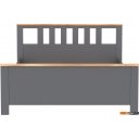 Кровати Mio Tesoro Сага 160x200 2.08.04.070.15 (серый/ясень)
