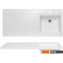 Умывальники Runo Гамма 105 лайт с левым крылом (белый)