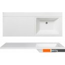 Умывальники Runo Гамма 120 лайт с левым крылом (белый)