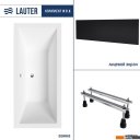 Ванны Lauter Oasis 155х70 21203055 (с ножками и лицевым черным экраном)