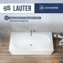 Ванны Lauter Ava 170 21208070 (с ножками, лицевым экраном белого цвета и сифоном 21Y11020 хром)