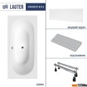 Ванны Lauter Ava 180 21208080 (с ножками, серым подголовником и белым лицевым экраном)