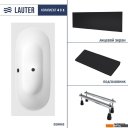 Ванны Lauter Ava 180 21208080 (с ножками, черным подголовником и черным лицевым экраном)