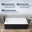 Ванны Lauter Haven 160x75 21202006 (с ножками, лицевым черным и торцевым экраном)
