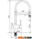 Смесители Rose R133T (оружейная сталь)