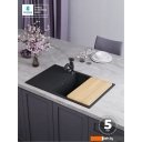 Кухонные мойки Polygran Deka 780 (черный)