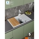 Кухонные мойки Polygran Deka 780 (светло-серый)