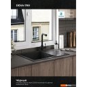 Кухонные мойки Polygran Deka 700 (черный)