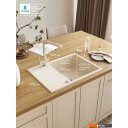 Кухонные мойки Polygran Deka 700 (кремовый)