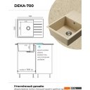 Кухонные мойки Polygran Deka 700 (опал)