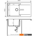 Кухонные мойки Polygran Gals-860 (опал 328)