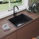 Кухонные мойки Polygran Blade 500 (черный)