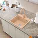 Кухонные мойки Polygran Blade 500 (песочный)