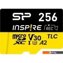 Карты памяти Silicon-Power Inspire microSDXC SP256GBSTXLA2V1NSP 256GB (с адаптером)
