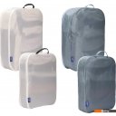 Женские и мужские сумки Thule Packing Cube 2*M+2*L с сеткой 3205580 TPCS205POND/W (белый/голубой)