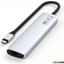 USB-хабы и док-станции Satechi 7-in-1 USB-C Slim Multiport Adapter with Ethernet ST-P7SS (серебристый)
