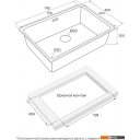 Кухонные мойки Paulmark Vista 74 Uni PM307444-GM