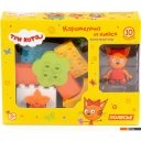 Конструкторы Полесье Макси. Три кота. Карамелька и киоск 75823 (10эл)