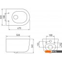 Унитазы Berges Wasserhaus Tornas Rimless 082137