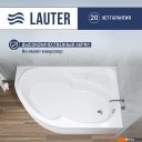 Ванны Lauter Geneva 170x105 2103170R (с ножками и сифоном 21Y32001 матовый черный)