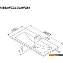 Умывальники AM.PM X-Joy M85AWCC1002WG64