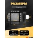 Вентиляционные решетки HOMY Air Pro APS100BMTZ 20x20 с маяком (черная)