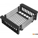 Кухонные мойки Basic CL DS Decor 50x50 (черный, коландер, дозатор)