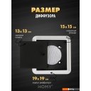 Вентиляционные решетки HOMY AIR квадратный AS100BS 15x15 (черная)