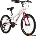 Детские велосипеды Novatrack Novara 6.V 2025 20AHV.NOVARA.WT5 (белый)