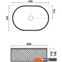 Умывальники Roxen Vine Oval 570240