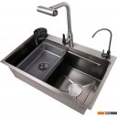 Кухонные мойки Saniteco LD0198 (75х45)